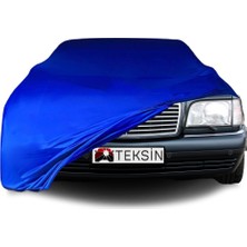ULTRASHOP Mercedes Benz S V 140 Long Uyumlu Araba Brandası Mavi Penye Kumaş Branda Oto Branda