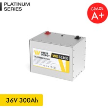 WERER ENERGY 36V 300Ah LiFePO4 Platinum Series Bluetooth'lu Lityum Demir Fosfat Akü