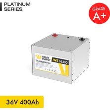 WERER ENERGY 36V 400Ah LiFePO4 Platinum Series Bluetooth'lu Lityum Demir Fosfat Akü