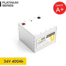 WERER ENERGY 36V 400Ah LiFePO4 Platinum Series Bluetooth'lu Lityum Demir Fosfat Akü