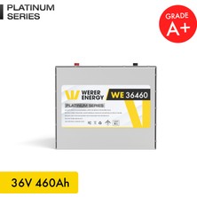 WERER ENERGY 36V 460Ah LiFePO4 Platinum Series Bluetooth'lu Lityum Demir Fosfat Akü