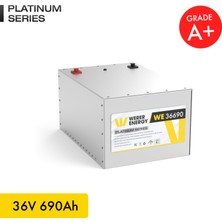 WERER ENERGY 36V 690Ah LiFePO4 Platinum Series Bluetooth'lu Lityum Demir Fosfat Akü