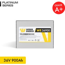 WERER ENERGY 36V 900Ah LiFePO4 Platinum Series Bluetooth'lu Lityum Demir Fosfat Akü