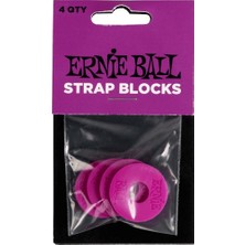 Ernıe Ball P05618 Strap Blocks 4pk Purple