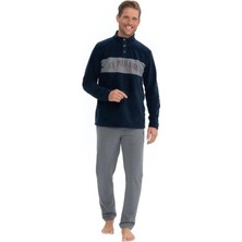U.s. Polo Assn. Uzun Kol Polar Erkek Pijama Takım 18826