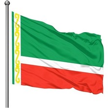 Asya Bayrak Çeçenistan Gönder Bayrağı 50 x 75 cm