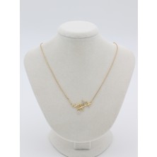 Xuping Jewelry Üç Yıldız Zirkon Taşlı Kolye