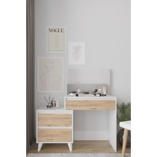 Aymobsan Viona 3 Çekmeceli, Aynalı Makyaj Masası