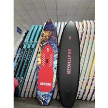 Skatinger Koltuklu Aurora Red Sup Paddle Board 335X84X15CM Şişme Sörf Tahtası D-Ring Halkalı-Premium Full Set