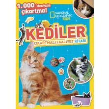 National Geographic Kids Kediler Çıkartmalı Aktivite Kitabı