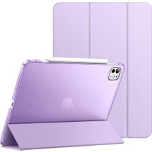 Mobaxaksesuar Apple iPad Pro 13INÇ M4 2024 Kılıf Pu Deri Smart Standlı Case A2925 A2926 A3007