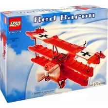 LEGO 10024 Fokker Dr2 Red Baron Savaş Uçağı