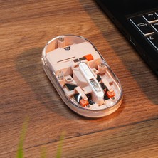 Everest SM-BT29 Glassy Rose Gold Transparan 2in1 Bluetooth ve 2.4ghz Kablosuz Mouse