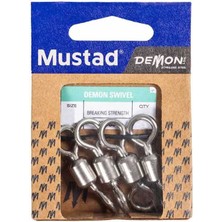 Mustad Demon Swivel DLSS01 Fırdöndü Standart-No:1/0 - 6lı