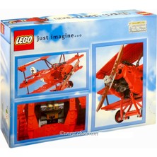 LEGO 10024 Fokker Dr2 Red Baron Savaş Uçağı