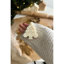 Bliss Beam Decoration Dekoratif Beyaz Yılbaşı Ağacı Küçük Kokulu Soya Mumu