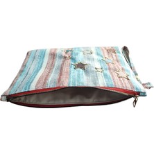 Vertiginoso El Yapımı Boncuk Işlemeli Kadın Portföy Clutch El Çantası