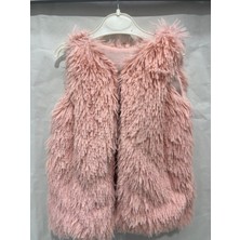 Uğurböceğiçocuk Kürklü Kız Çocuk Yelek 2058