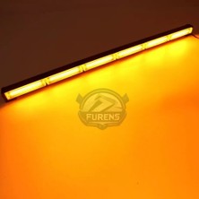 STS Oto Aksesuar Turuncu Tepe Çakar Bar LED 90CM 12-24V  Off Road Çekici Traktör Ikaz Lambası Çakar 15 Modlu