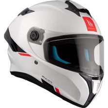 mt Helmets Targo S Mat Beyaz Full Face Kask