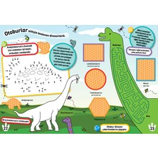 National Geographic Kids Dinozorlar Çıkartmalı Aktivite Kitabı