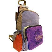 Old Cotton Cargo  Laptop Bölmeli Vintage Disayn Günlük Sırt Gezi Çantası New Minola 25 cm x 36 cm