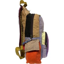 Old Cotton Cargo  Laptop Bölmeli Vintage Disayn Günlük Sırt Gezi Çantası New Minola 25 cm x 36 cm