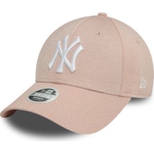 New Era New York Yankees Kadın Pembe Glitter Şapka 60580737