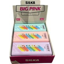 Silka Big Pink Dev Silgi 12 'li ( 1 Paket )  Made In Türkiye