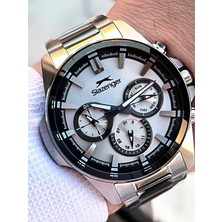 Slazenger Çelik Kordon Iç Fonksiyonları Aktif 10 Atm Suya Dayanıklı Erkek Kol Saati ESL9.2456.2.01