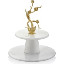 Setabianca Evza Modern Ikikatlı Sunumlukbeyaz 27*27*31,5 cm