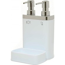 Primanova Viva 2'li Sıvı Sabunluk Süngerli Beyaz