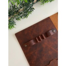 Alesta Leather El Yapımı Hakiki Deri Laptop / Macbook Bigisayar Kılıfı / Çantası / Organizer