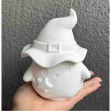Opulent Accessories kuromi taki kutusu Cadı Şapkalı Beton Mum Kutusu, Beton Mumluk, Beton Saksi, Beton Obje Dekoratif , Yeni Yil si, Doğum Günü si, Harry Potter, kuromi hediyelik dekoratif kutu.