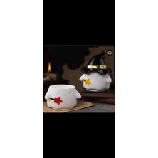 Opulent Accessories kuromi taki kutusu Cadı Şapkalı Beton Mum Kutusu, Beton Mumluk, Beton Saksi, Beton Obje Dekoratif , Yeni Yil si, Doğum Günü si, Harry Potter, kuromi hediyelik dekoratif kutu.