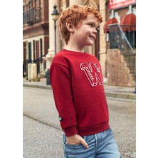 Erkek Çocuk Sweatshirt-Kırmızı
