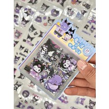 Kağıt Gemi Sanrio Karakter Kuromi 25 Yaprak Pet Sticker Set Sarı Paket