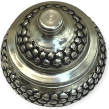 Efemir Petek Desenli Bakır Şekerlik, Kalay Eskitme