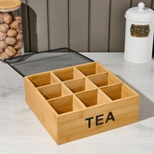 Naturalove Bambu Çay Kutusu - 24,2X24X8,5 cm