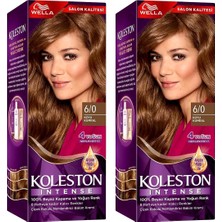 Wella Koleston Intense Saç Boyası 6/0 Koyu Kumral - Salon Kalitesi 2x