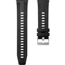 Novstrap Huawei Watch 3/4/pro/buds/ultimate/runner ile Uyumlu Kordon (22MM) Hybrid Dikişli Kumaş