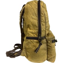 Old Cotton Cargo  Vintage  Tek Gözlü Disayn Sırt Günlük Okul Gezi Çantası Donny Bag 30 cm x 44 cm