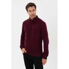 Tony Montana Tony Classics Cepli Kadife Selanik Polo Yaka Sweatshirt- KS-1492