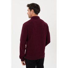 Tony Montana Tony Classics Cepli Kadife Selanik Polo Yaka Sweatshirt- KS-1492