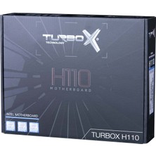 Turbox Workprof R H110 Sata,m2 Ddr4 3200MHZ USB 3.0 VGA HDMI Ses G.lan 1151P 6.7.8.9. Gen Anakart