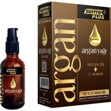 Softto Plus Argan Yağı + Vitamin E 50 ml - Saç ve Cilt Için Besleyici ve Yenileyici Bakım