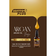 Softto Plus Argan Yağı + Vitamin E 50 ml - Saç ve Cilt Için Besleyici ve Yenileyici Bakım