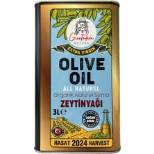 Gustolea Nature Organik Bebek Soğuk Sıkım Naturel Sızma Zeytinyağı 2024 Mahsul (0,3 ASİT) 3 L