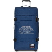 Eastpak 2 Tekerlekli Bavul, Valiz Transıt'r M Sw Stars Navy