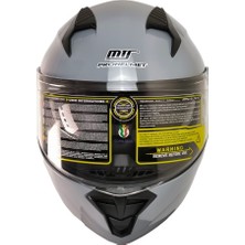 Mts -966-V2 Çene Açılır Kask (Nardo Grı)